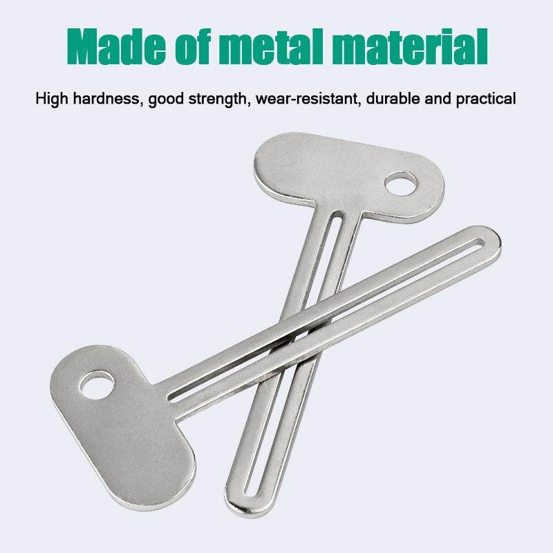 Silver Key-Shaped Tube Squeezer Tool for Toothpaste and Creams Squeezer Hand Cream Face Cleanser Toothpaste Bathroom Accessories