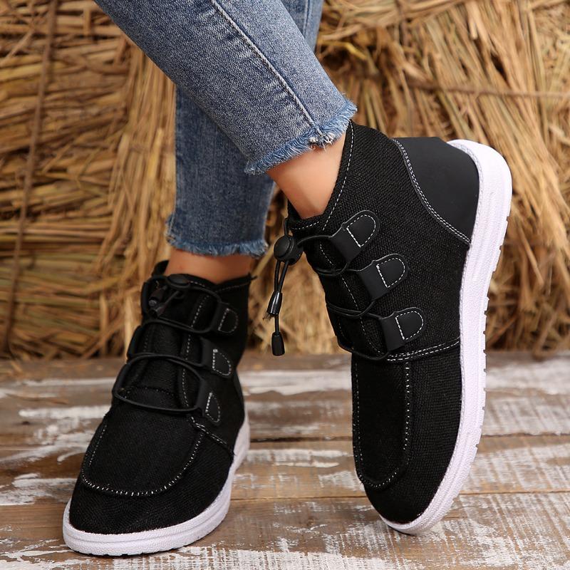 Short Snow Boots Women 2025 Winter New High-top Big Yards Overfoot Martin Boots
