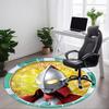 1pc Ultraman Chair Carpet for Office Non Slip, Machine Washable Rug for Office, Room Holiday Decor for Christmas, Birthday Polyester
