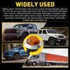 3/4" LED Strobe+Steady Round Side Clearance Warning Light Amber Dual Modes 10PCS