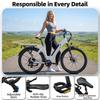 TTGO C5 - 250W Motor - 48V 13.5Ah Lithium Battery – Range Up To 90 Km – Hydraulic Disc Brakes – 27.5×2.4 Inch Tires – Shimano 7 Speeds
