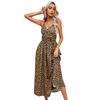 Women's Summer Casual Fashion Color Dresses V-Neck Sleeveless Dresses
