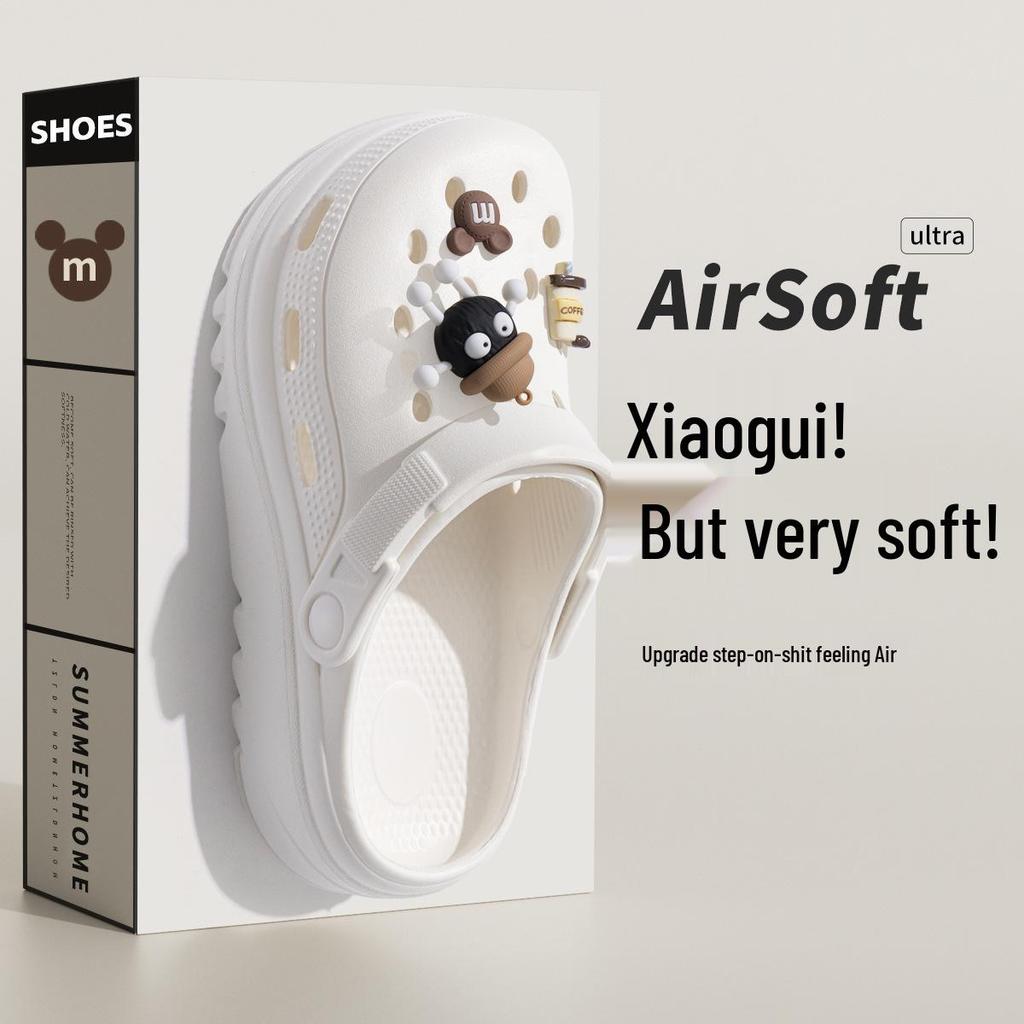 Women's Thick-Soled Non-Slip Summer Sandals: Breathable, Outdoor-Ready, Comfortable Slippers