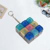 Fidget Keychain Mechanical Key Button 9-Button for Office Home Gift Birthday Drive Away
