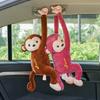 Auto Innenraum Dekoration Affe Taschentuchbox Niedlicher Sitzlehnen Hängender Taschentuchhalter Cartoon Affen Design