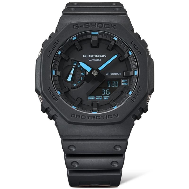 Casio Men's Resin 200M Water Resistant Digital Shock Resistant Quartz Watch GA-2100-1A2