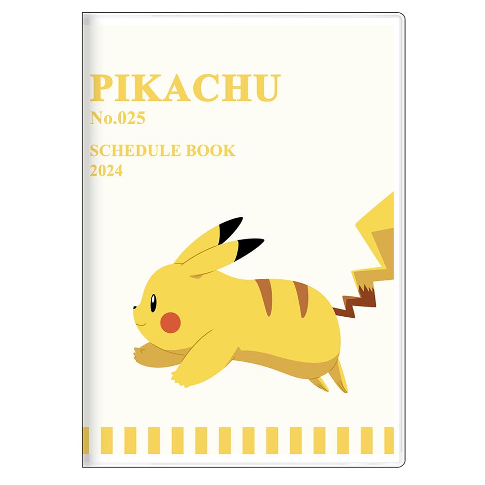 

Sunstar Stationery 2024 Monthly S2957515 Pokémon Planner, A6, Pikachu,