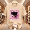 The Beast Inside Me Cat Funny T Shirts Men Cat T-shirt Round Neck Short Sleeve Trendy Tee Shirt T Shirt