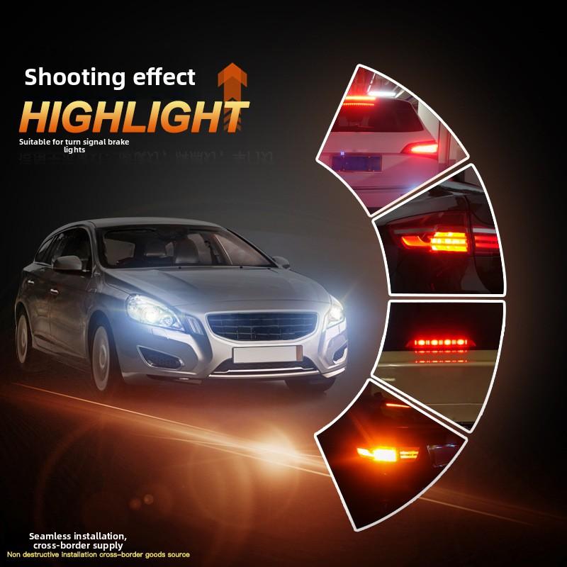 Hot-selling Car T20 Bulb W21/5W Compact Light 7443/7440 LED signal Light High-brightness Brake Light DC 12V 6000-7000K