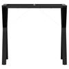 Y shaped Dining Table Frame 80 x 40 x 73 cm Steel