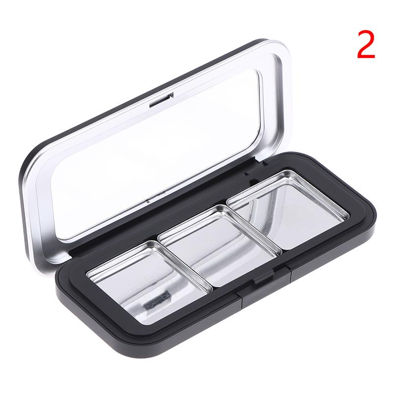 Empty Magnetic Eyeshadow Palette Refillable Black Clear Makeup Storage Case Box DIY Cosmetic Lipstick Foundation Blush Container