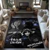 Soft Crystal Velvet Floor Rug,Billie Eilish Anti Slip Decorative Carpet, Plush Area Mat For Indoor Home Decoration