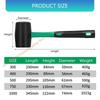 Industrial Rubber Hammer Mallets For Tile Installation Elasticity Shock Absorption Ergonomic Handle Construction Tool 85AD