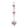 Love Heart Faux Crystal Suncatcher Decoration Indoor Outdoor Faux Crystal Heart Prism Window Hanging Ornament Rainbow Maker Pendant