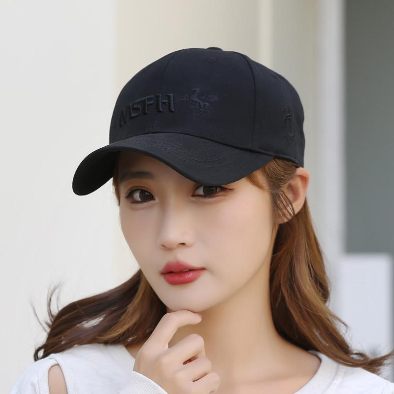 Hot shade and sun protection [Chinese embroidery stupid bear BBXFS] niche original design men's and women's trendy hats, hard top baseball caps