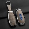 Nouvel alliage 3 boutons Nouvelle coque de clé de voiture Coque Porte-clés Pour Ford Fiesta Focus Mondeo Kuga Escape C-Max /Grand C-Max Ecosport C-Max