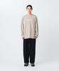 Soft Cotton Logo Long Sleeve for Men and GREIGE M [Snow Peak] T-Shirt SW-25SU401 Long-sleeved T-shirt Women,