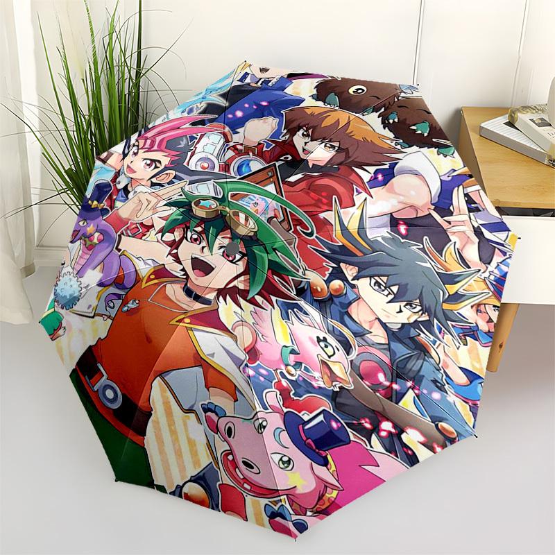 

1pc Digimon Outdoor Umbrella - Automatic Opening/Closing, Portable 3-Fold Design with Metal Frame - Perfect Gift for Fans, Travelers, Daily Use.C093