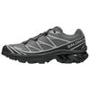 XT 6 Running Shoes Unisex Low Top Stone Gray/Black/Dove White L45404900