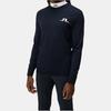 J.Lindeberg Logo Pullover Crew Neck Long Sleeve Sweater Men sweater GMKW08963-6855