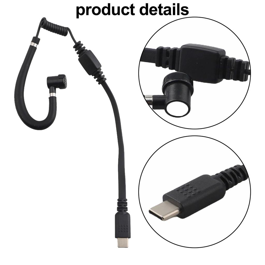 Type-C Intercom Cable for Mini Walkie-Talkie Communication Devices Direct Plug-and-Play Audio Link Without Adapters