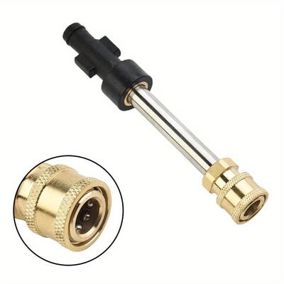 Adaptador Rápido para Lavadora de Alta Pressão 1/4 Adaptador Conversor para Lavagem de Carro e Jardim 3600 PSI Conector de Liberação Rápida para Karcher