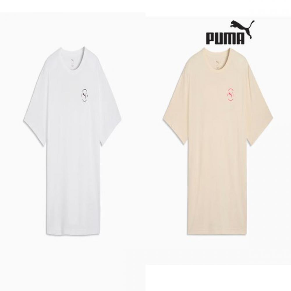 Puma Men S FuncTional ShorT Sleeve T ShirT   Run Club Relax Graphic Tee 529112 2 02 (white)/M(95)