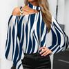 YYFS Women's Fashion Casual Spring Fall Long Sleeve One Shoulder Blouses & Shirts