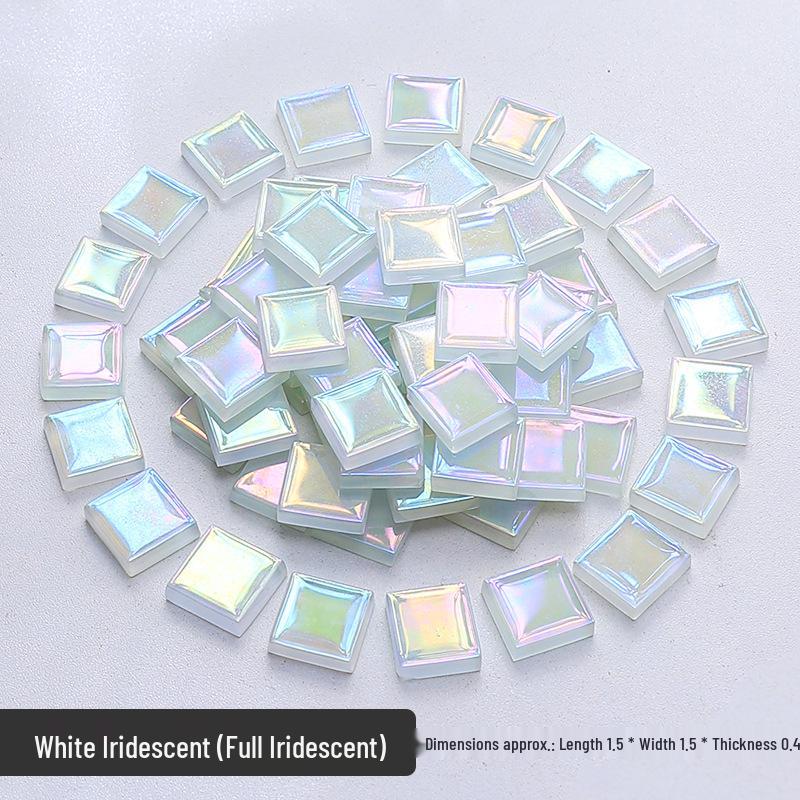 1kg Mosaic Iridescent Crystal Glass for DIY Children’s Handicrafts