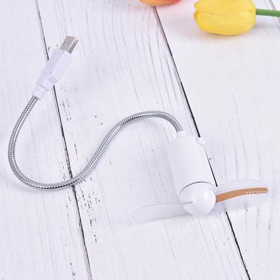 Hand Display Mini Usb Fan Portable Gadgets Flexible Led Clock Cool For Laptop Pc
