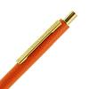 Color Chart Leather-Wrapped Ballpoint Pen (Lantern Cherry)