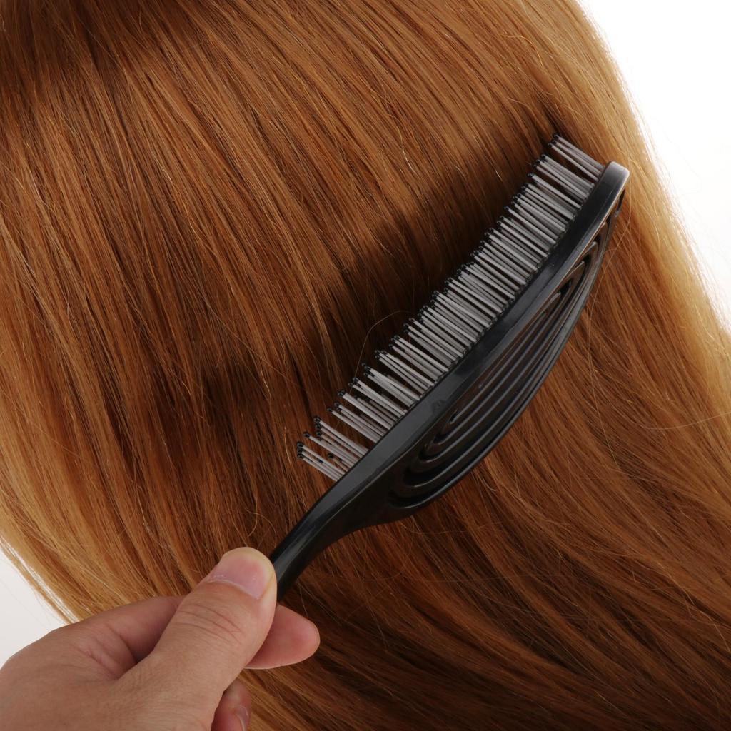 Hair Detangling Brush ABS Plastic Detangler with Round Pins Glide Through Tangles Ease for Curly, Stright, Women, Kids, Toddlers