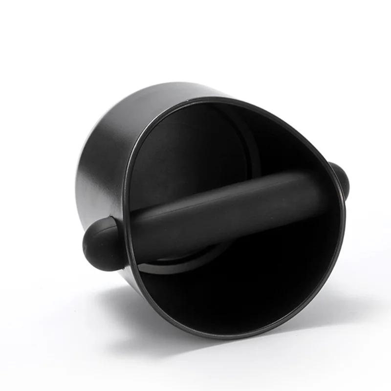 Kaffesump Hink ABS Knacknings Slaggtunna Rund Mini Knacknings Slaggtank Semi-espresso Specialavfall Sumplåda Baristaverktyg