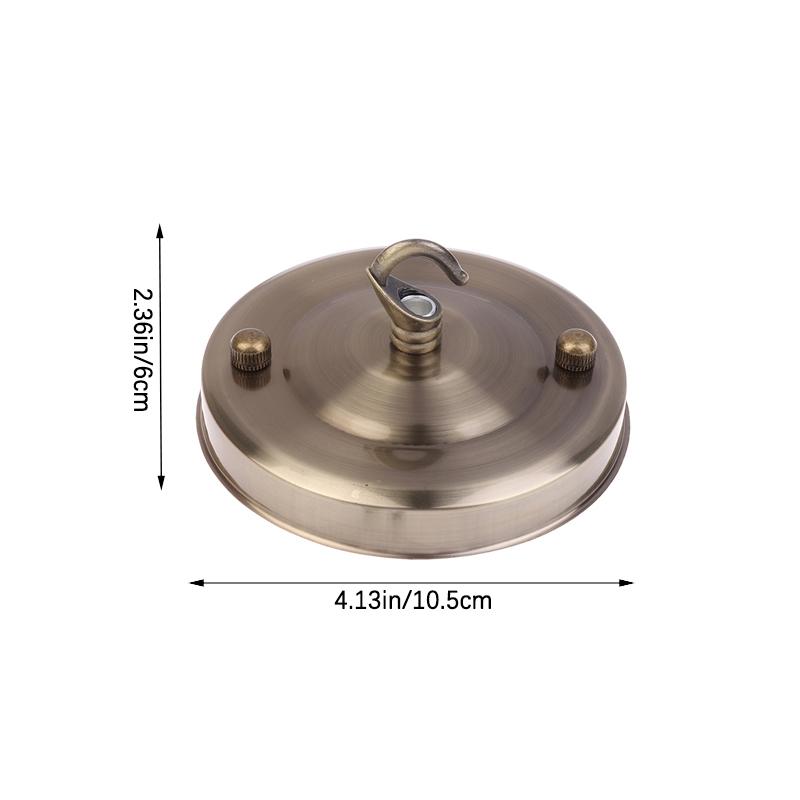 1Pc Lamp Part Ceiling Plate Holder Fitting Wall Hook Light Living Room Pendant Plate 10.5*6Cm Household Diy Chandelier Decor