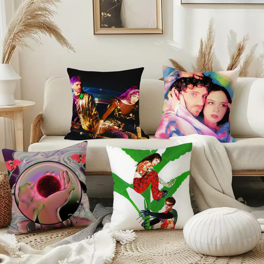 Magdalena Bay Imaginal Disk Pillow Case Square Double-Sided Printing Short Plush Sofa Cushion Cover Bedside Pillow