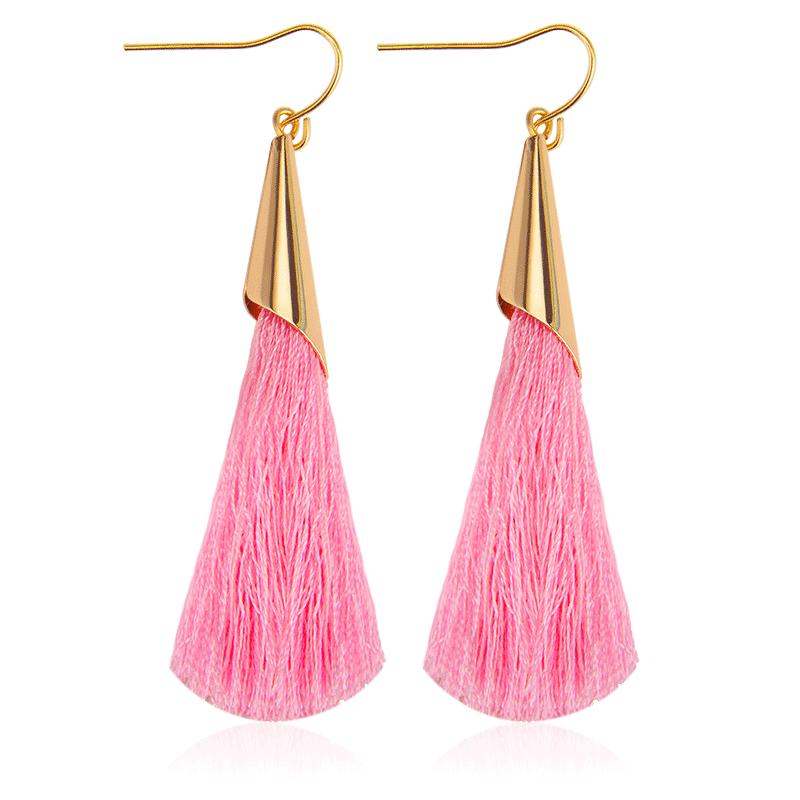 Módní Osobnost Ručně vyráběné náušnice Český národní styl Náušnice s dlouhým odstavcem a Divokým střapcem