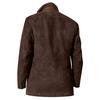 Men's Solid Color Splicing Button Pocket Work Jacket Men's Casual Long Coat
