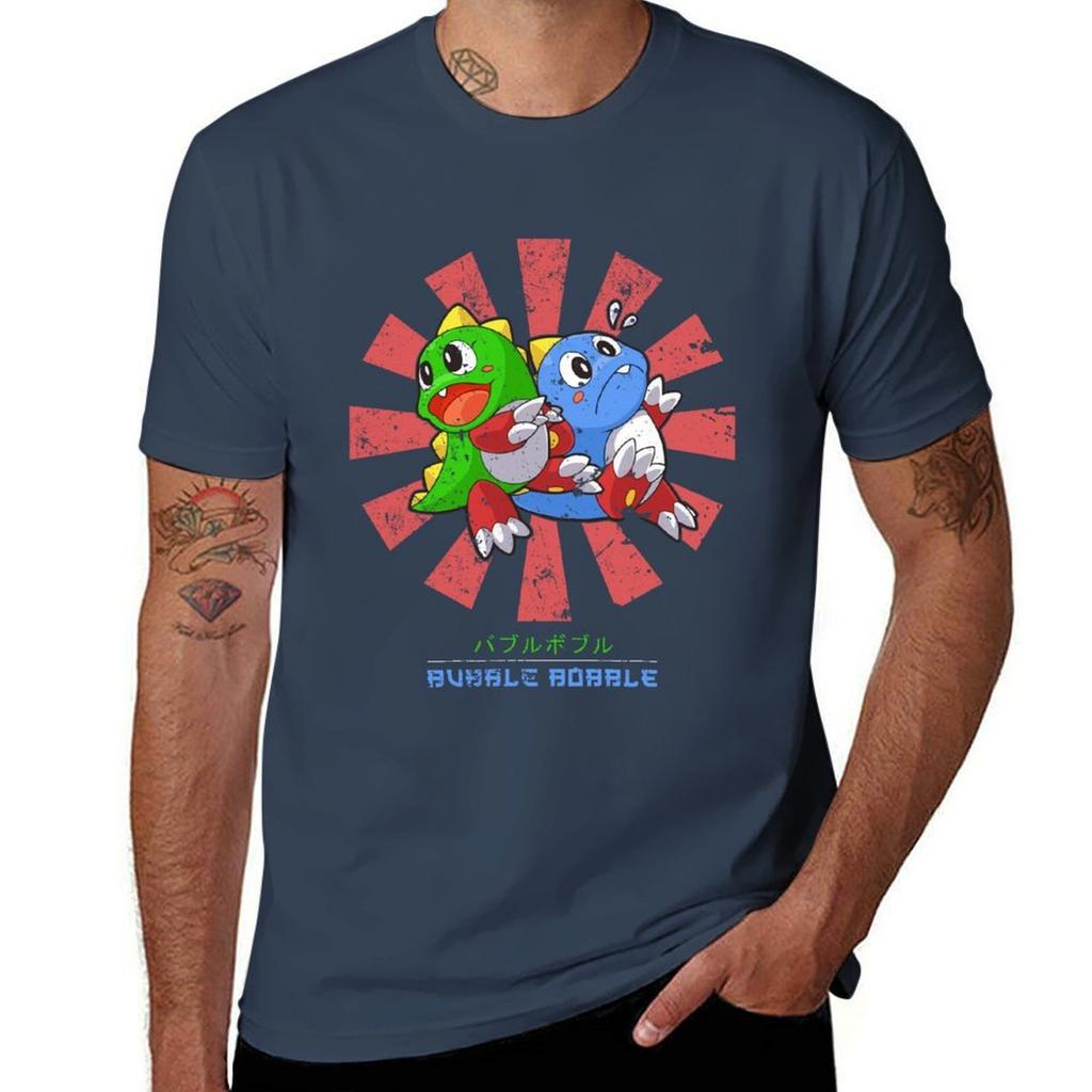 Bubble Bobble Retro Japanese Tshirt Quick Dry Travel Tshirt