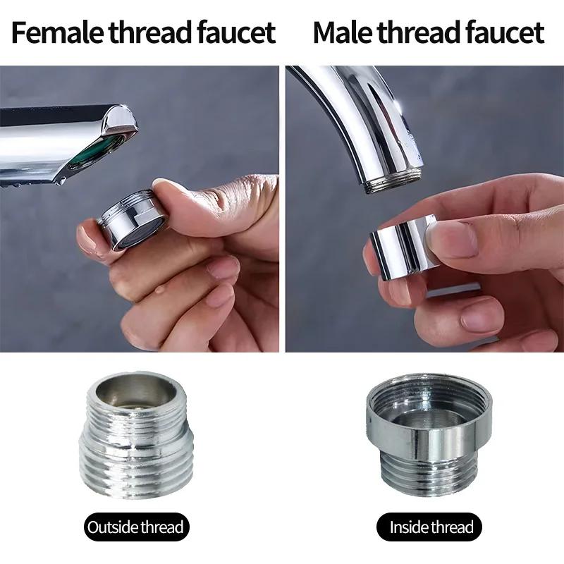 Water Faucet Coupler 1/2 To M16 M18 M20 M22 M24 M28 Thread Connector Conversion Repair Tap Adapter For Bubbler Kitchen Bathroom