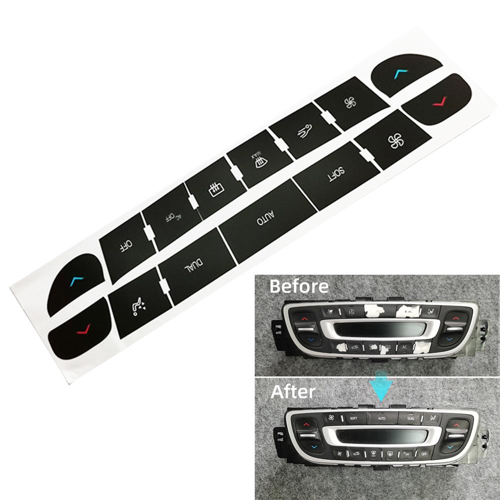 Sticker Button Repair Decal Sticker Buttons Decal Sticker Megane Reduced Light Penetration Repair Buttons Sign Control Cells