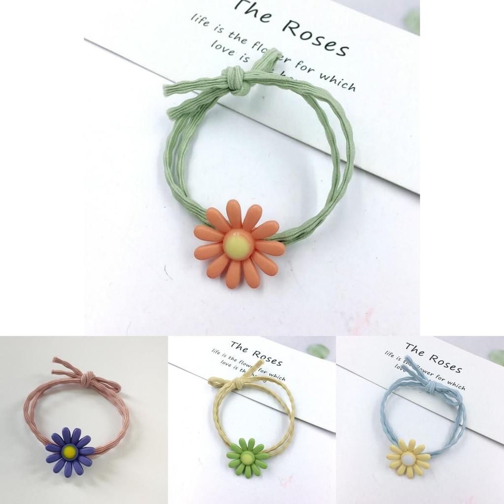 Beautiful Ins Women Daisy Hair Rope Headband With High-elastic Korean Rubber Band
