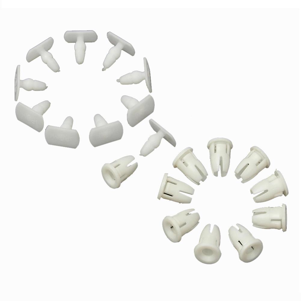 Trim Clip White 10x/set Accessory Adapter Assembly