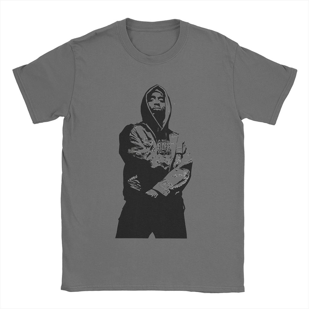 Mens Womens T-Tupac T Shirt Pure Cotton Graphic Printed Tee Shirts Hip Hop Top Clothing