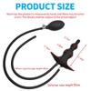 Inflatable Anal Plugs Enema Sex Toys Couples Squirting Vaginal Cleaner Silicone Anal Plugs Vaginal Dilator Anal Pump Adult 18 Toys