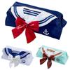 Bow Tie Design Pencil Storage Bag Sweet Zipper Stationery Pouch JK Pencil Case  Back To School