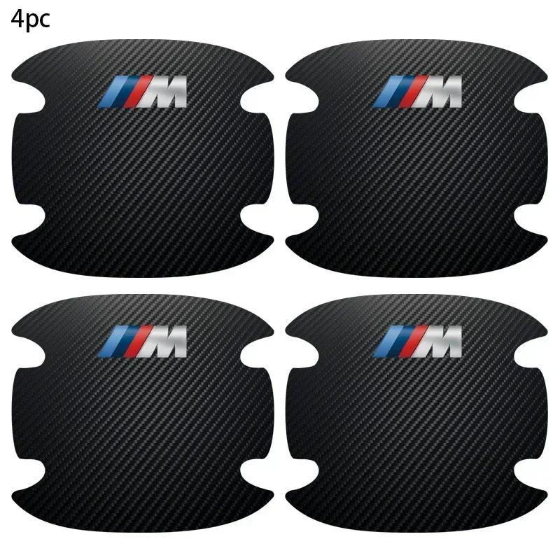 

For BMW 4pc New Car Door Handle Bowl Scratch Protective Stickers For BMW M E36 E46 E90 E60 F10 F30 E39 F20 E87 E92 G30 X5 E70 E9