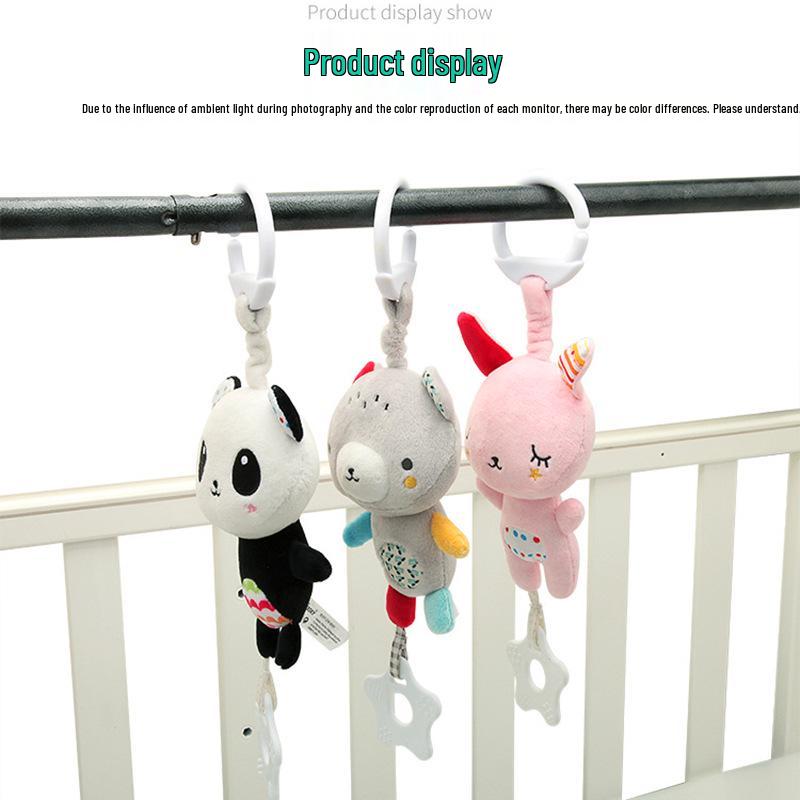 BB Sky Baby Plush Wind Chime: Cute Bear & Rabbit Stroller or Bed Hanging Toy