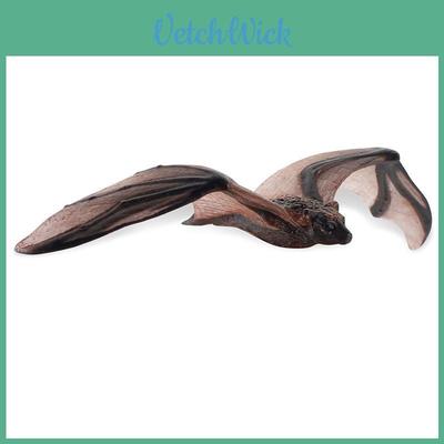 Halloween Scene Decor Pvc Solid Static Bat Model Toy For Party Ambience