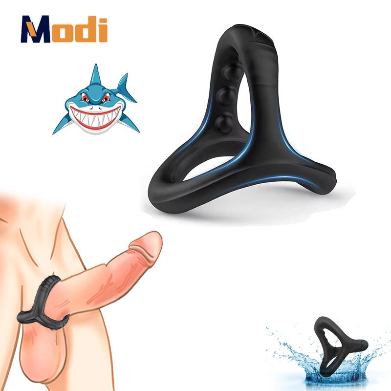 1pc Silicone Penis Cock Ring On For Men Delay Ejaculation Erection Sex Toys For Couple Sex Toy Penis Ring Man Dick Enlarger Ring