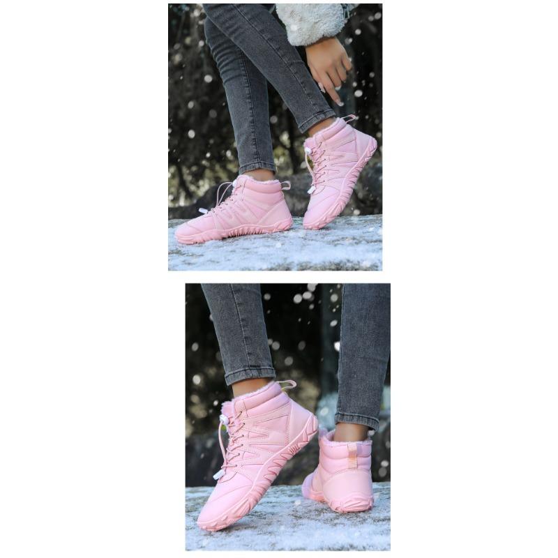 Winter Outdoor Snow Boots, Men and Women Wear Waterproof Non-slip Padded Thickened Warm New Couple Shoes